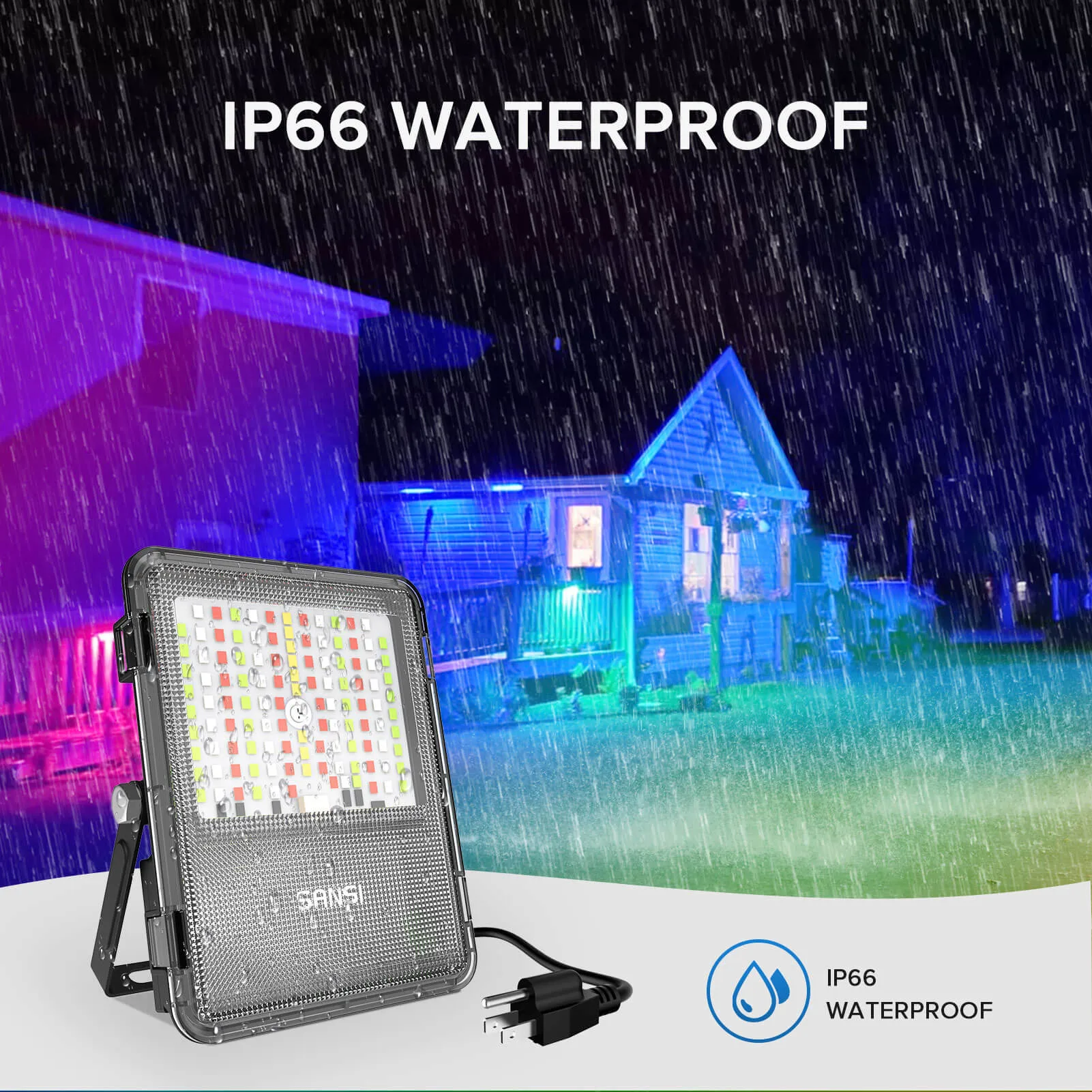 160W RGB LED Flood Light (US ONLY)