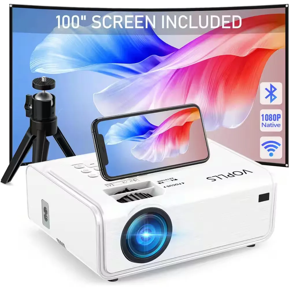 1920 X 1080 Native Keystone Projector, 500 ANSI, 4K Support, 15000 Lumens