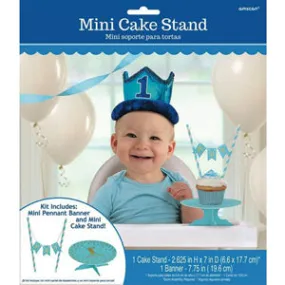 1st Birthday Boy Mini Cake Stand Kit