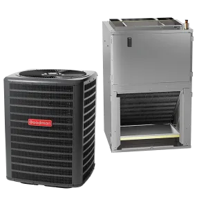 2 Ton 15 SEER2 R32 Goodman Wall Mount Multi-Family Central Air Conditioner with 5kW Heater
