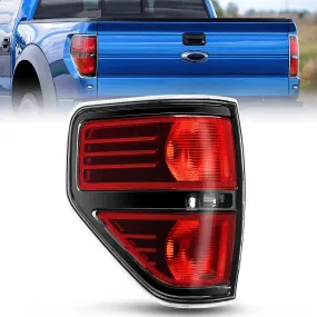 2009-2014 Ford F150 Tail light Assembly Rear Lamp Replacement OE Style Red Housing Driver Side