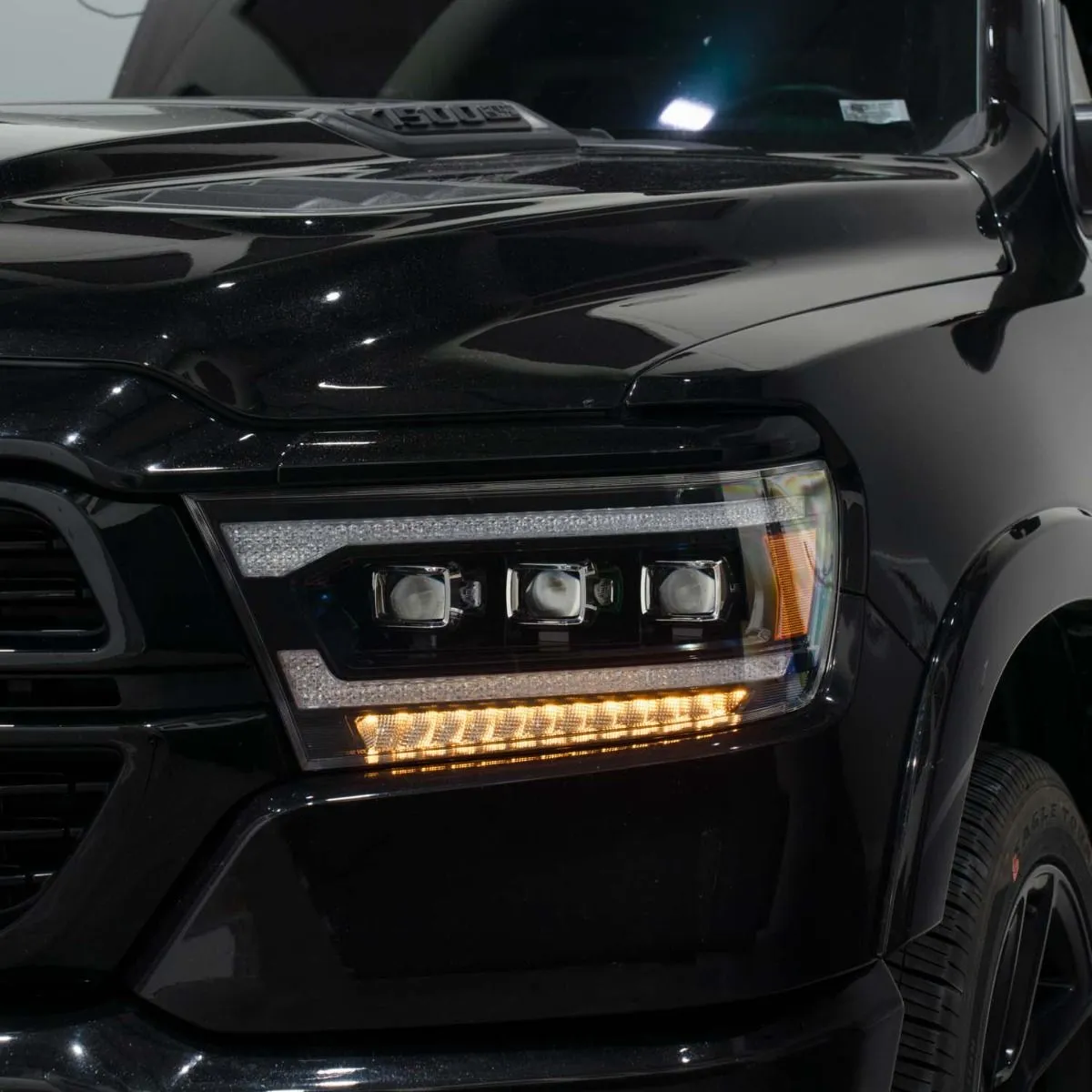 2019-2023 Ram 1500 Sequential LED Projector Headlights (pair)