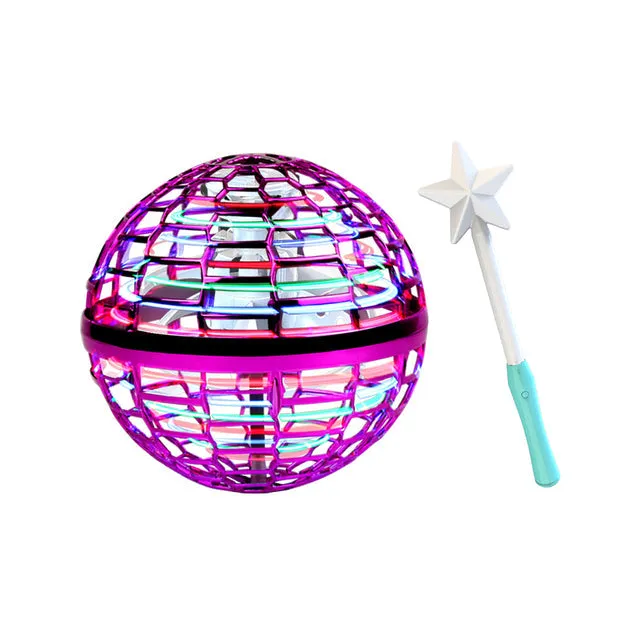360° Rotating Hand Controlled Flying Ball Spinner Drone Helicopter