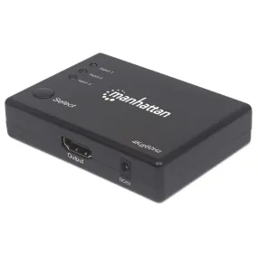 4K Compact 3-Port HDMI Switch