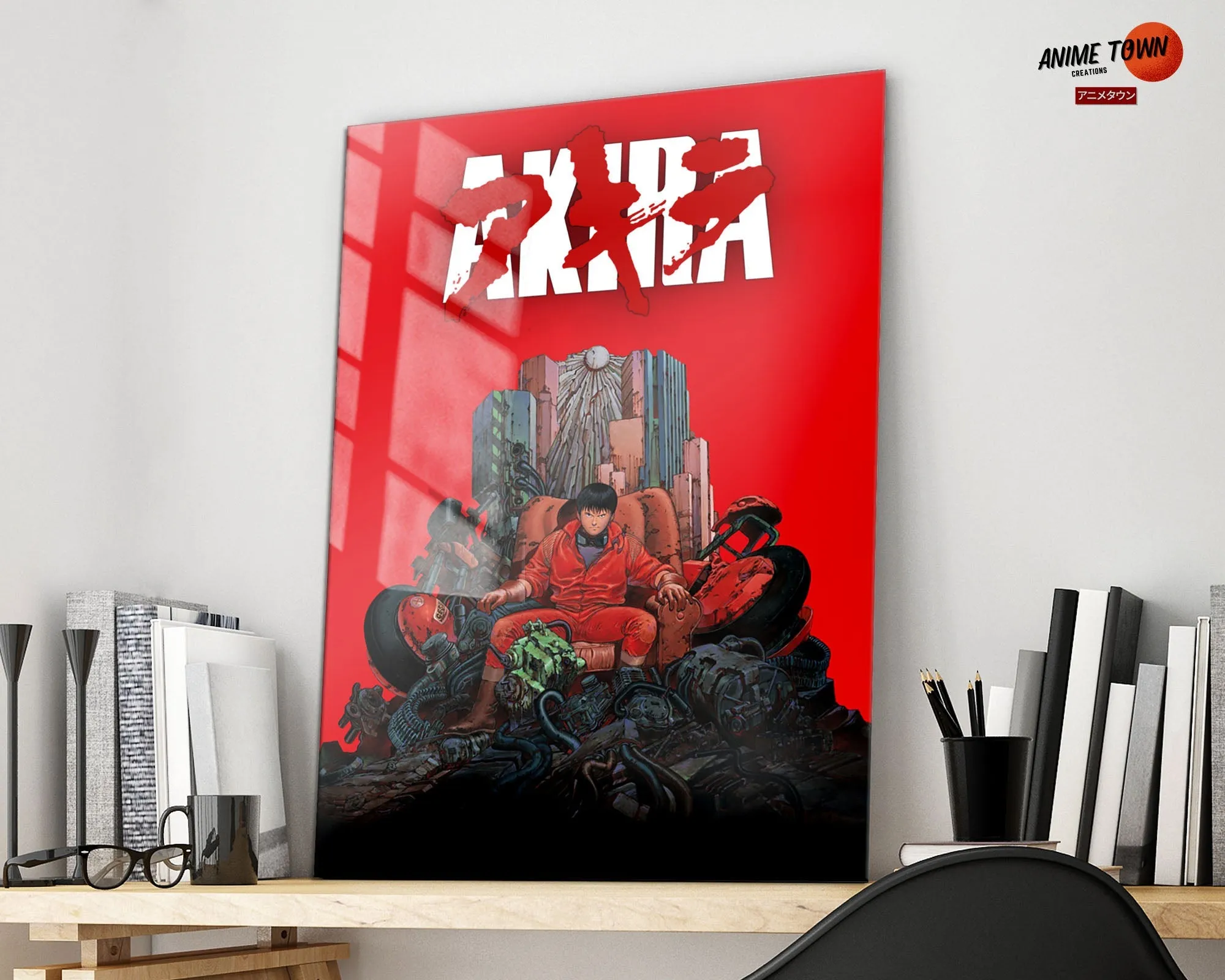 Akira Classic Red Metal Poster