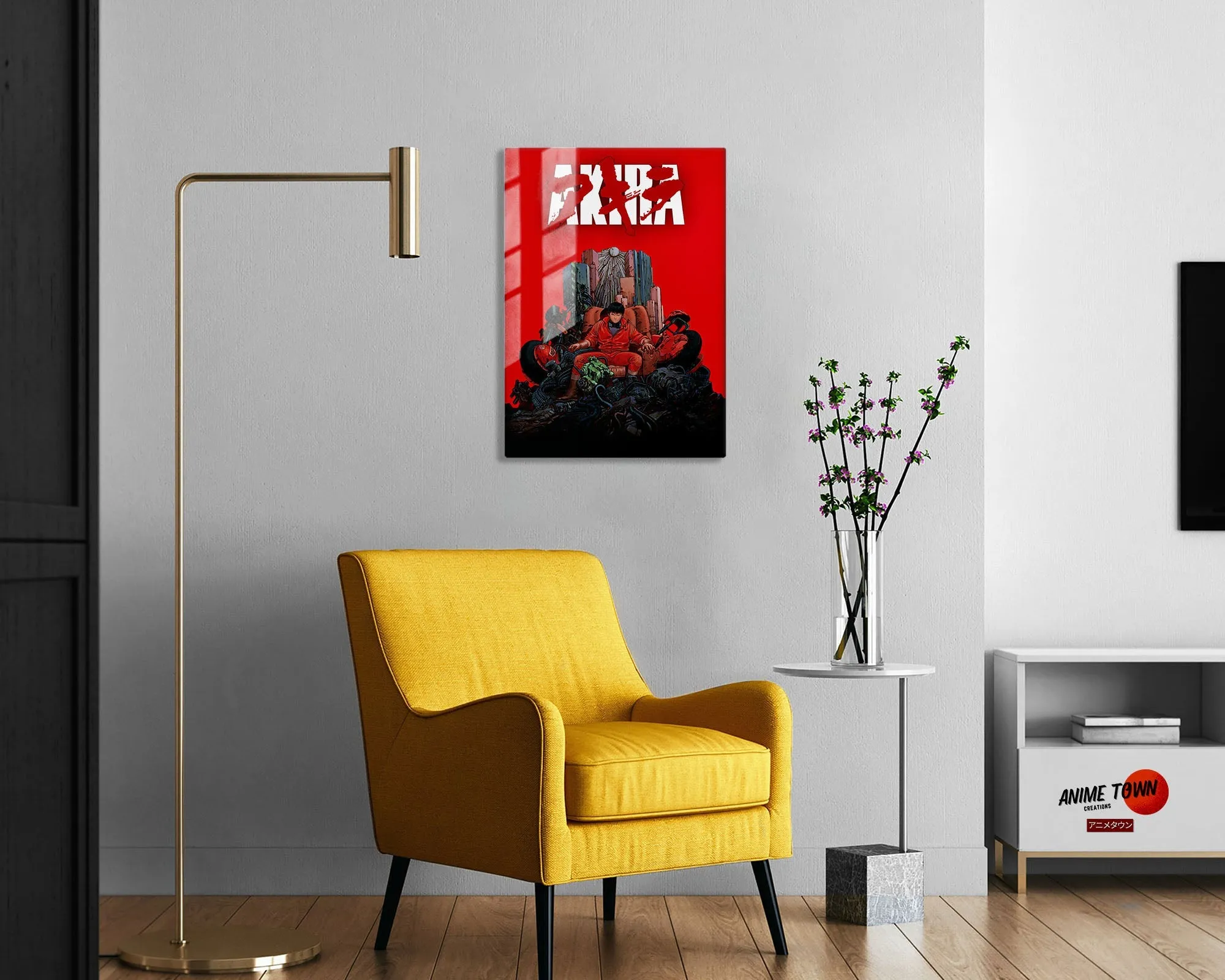 Akira Classic Red Metal Poster