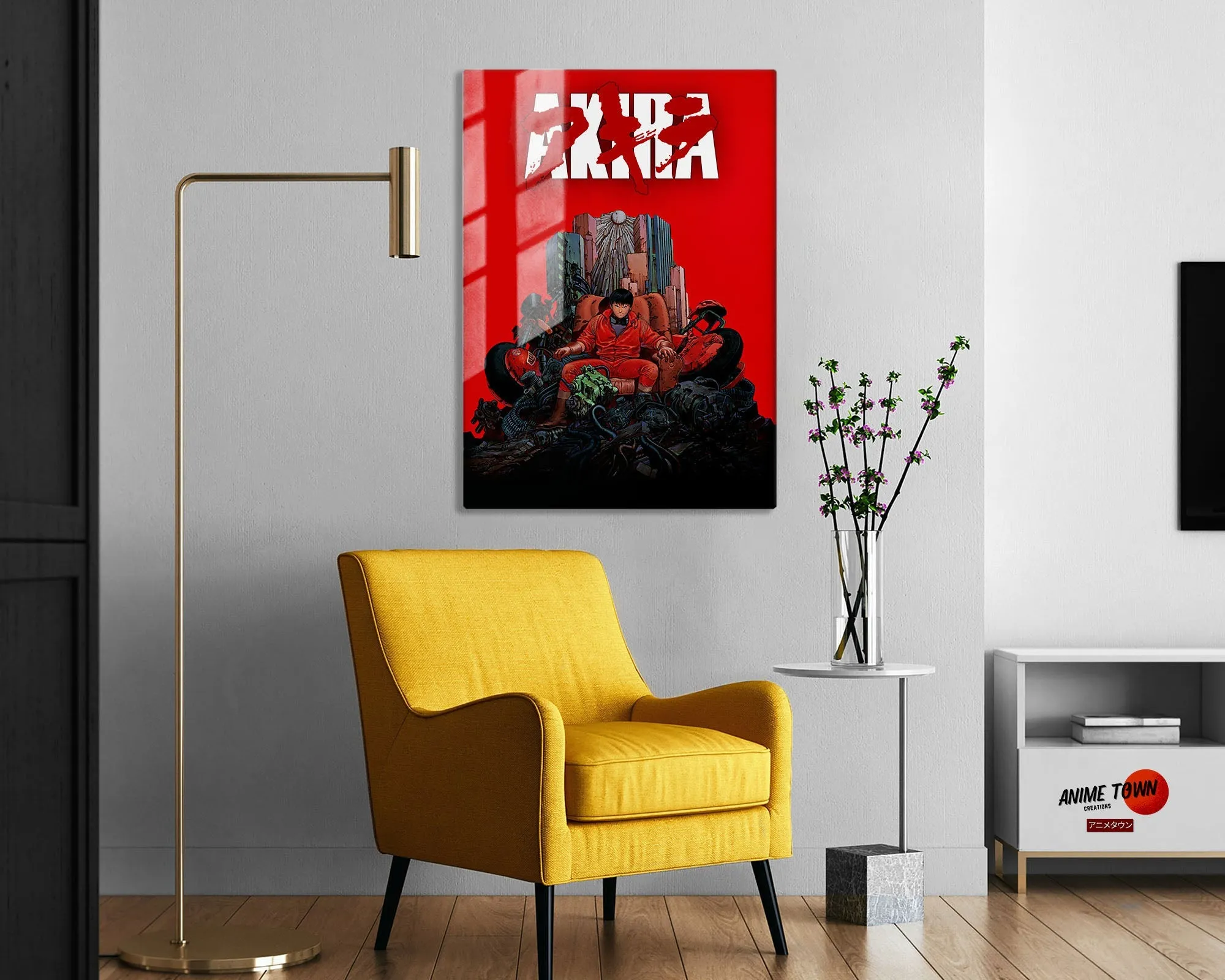 Akira Classic Red Metal Poster
