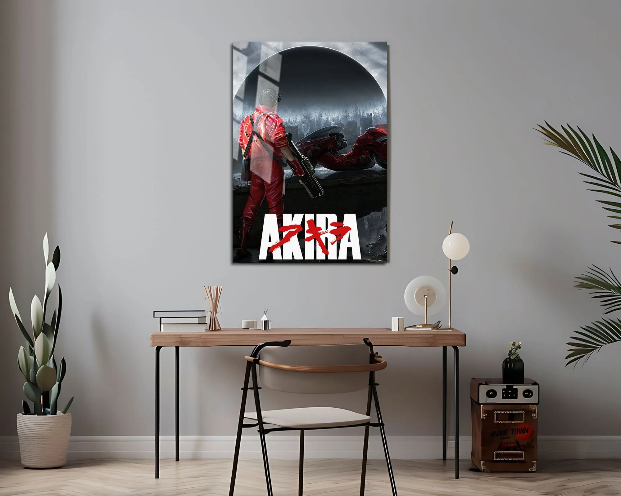 Akira Dystopian Black Metal Poster