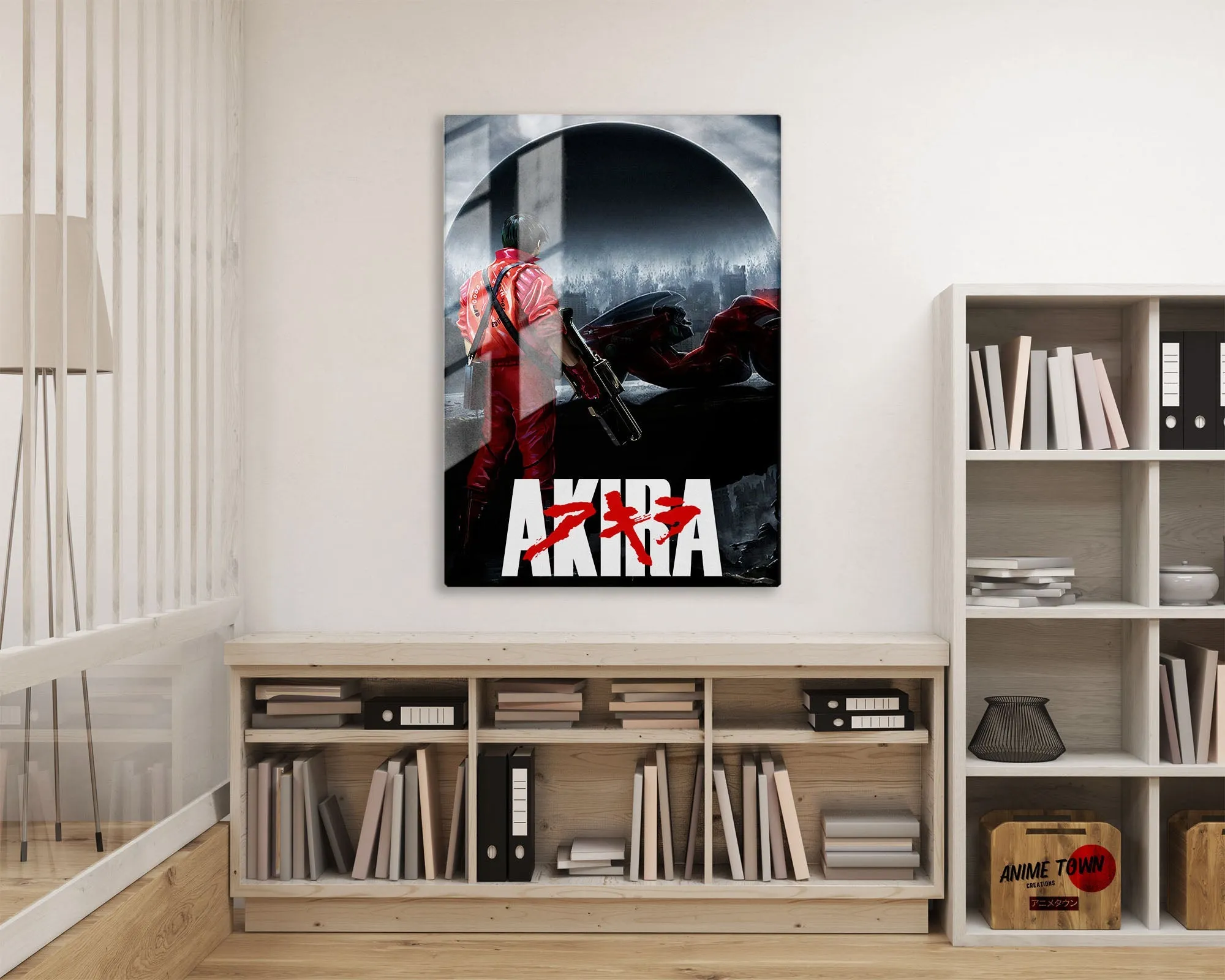 Akira Dystopian Black Metal Poster