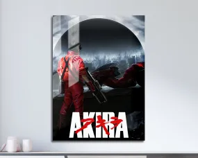 Akira Dystopian Black Metal Poster