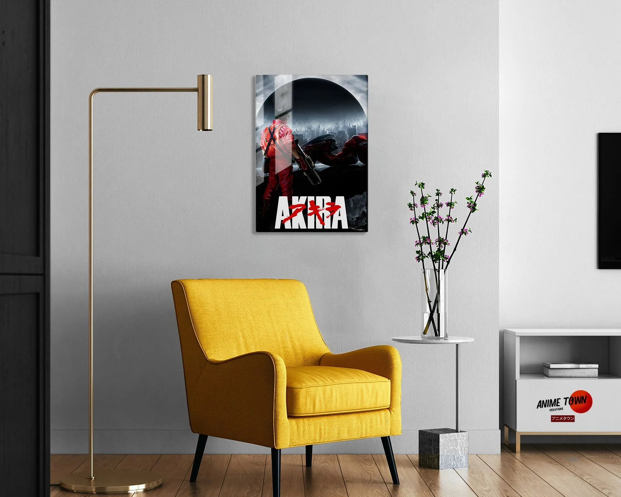 Akira Dystopian Black Metal Poster