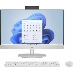 HP All-in-One 24 Desktop - AMD Ryzen 5 7520U, 8GB RAM, 512GB SSD, Model 24-cr0005nw