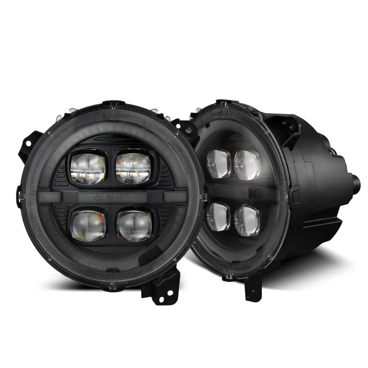 Alpharex Nova Series LED Projector Headlights for Wrangler JL (2018-2024)