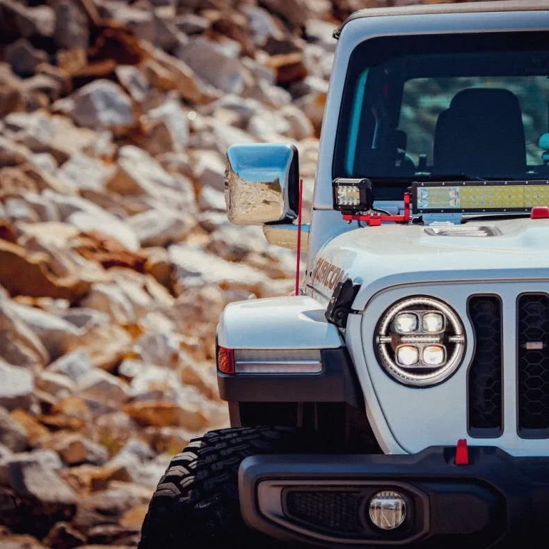 Alpharex Nova Series LED Projector Headlights for Wrangler JL (2018-2024)