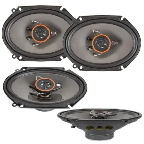 Alphasonik AS268P 6 x 8 350 Watts 3-Way Car Audio Coaxial Speaker (2 Pairs)