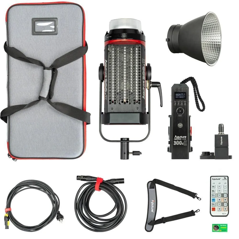 Aputure LS 300D II Pro Kit (Including Light Dome II Softbox and Light Stand) - Bundle