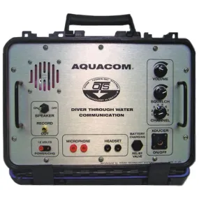 Aquacom SSB 4-channel, surface station. Incl. Hand held mic. & transducer/cable.