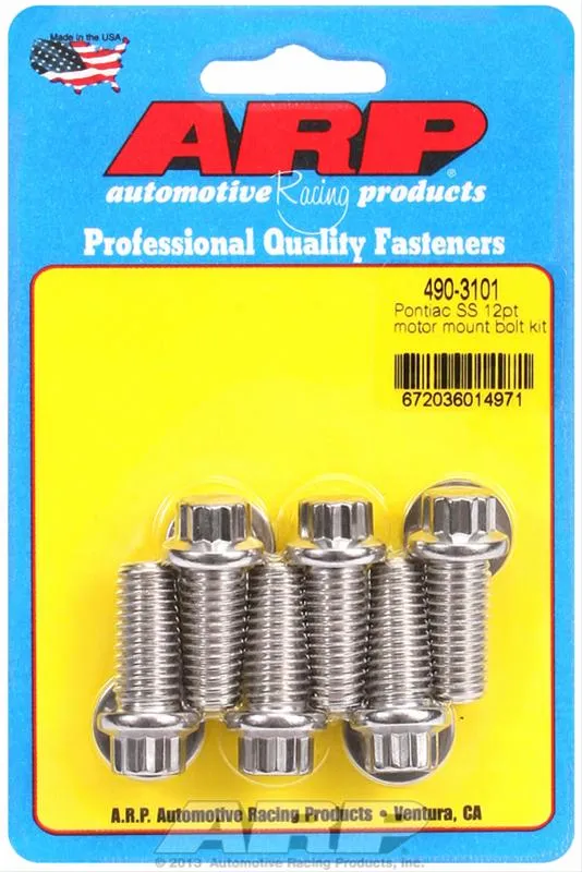 ARP Motor Mount Bolt Kits 490-3101