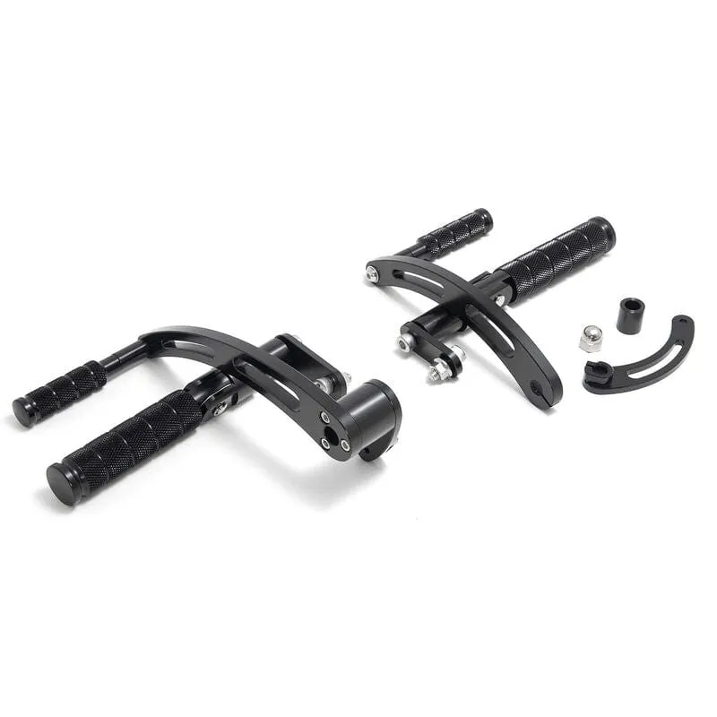 Attitude Inc Billet Forward Control kit, Black 4 in Forward, For Harley-Davidson Street Glide 1997-2008, Kit