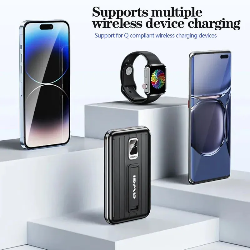 Awei Wireless Charging Power Bank with 10000mAh / 22.5W