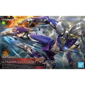Bandia 5061668 Figure-Rise Standard Ultraman Suit Tiga Sky Type Action Ultraman
