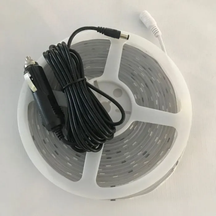 BC12 Button controlled 12v Dream chasing 5m flag pole lights