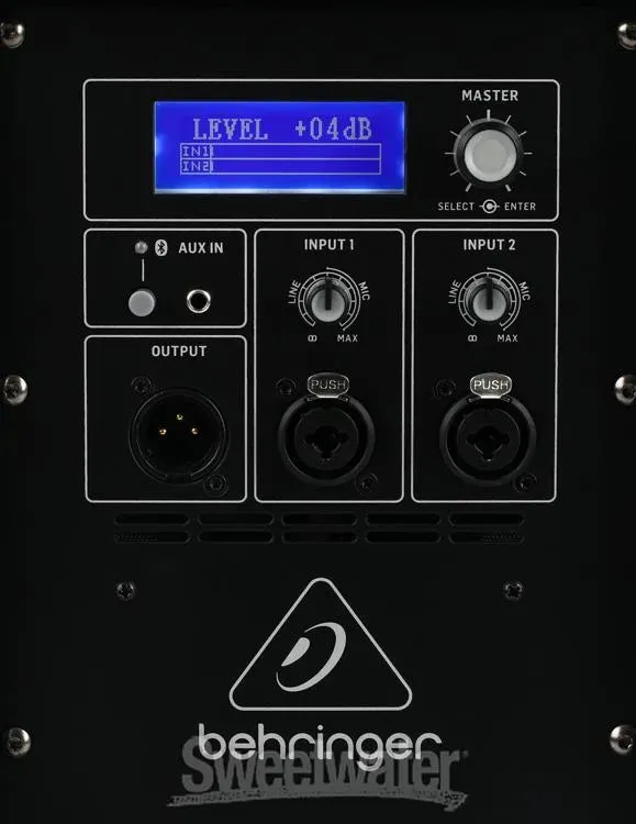 Behringer DR110DSP 1000W 10 Inch Powered Speaker With Bluetooth, DSP And 2-Ch Mixer- Each