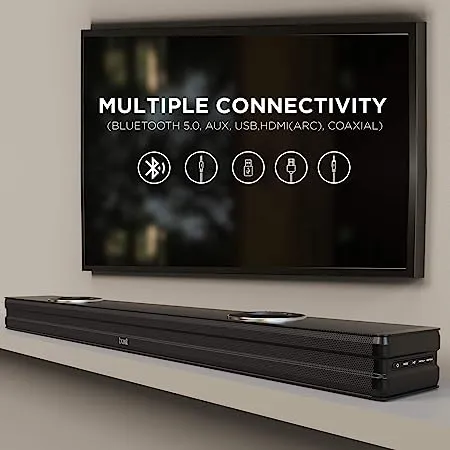 boAt Aavante Bar 1190 | 90W Sound Bar, boAt Signature Sound with 2.2 Channel Surround Sound with in-built Subwoofer, EQ Modes, BT, Aux