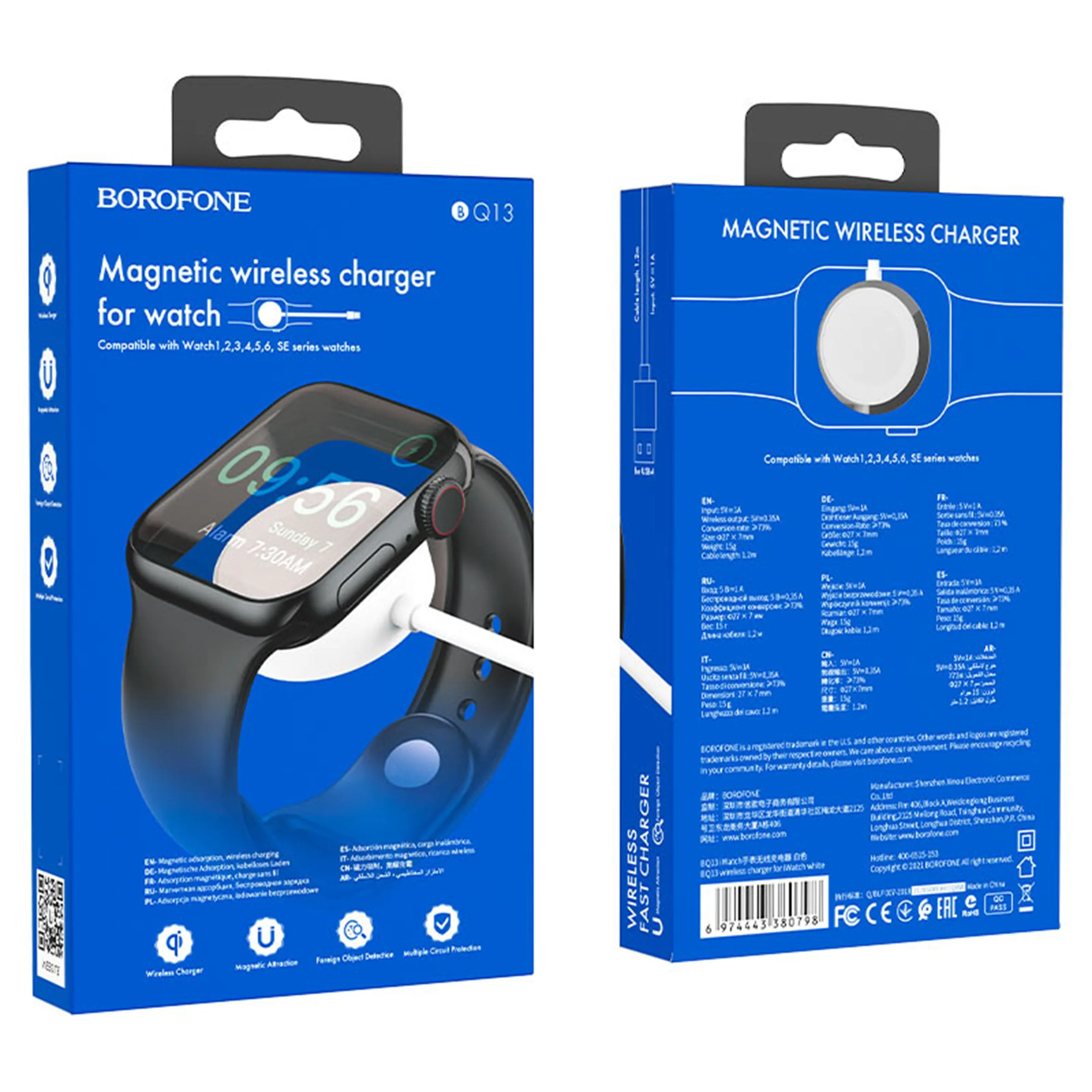 Borofone BQ13 Magnetic Wireless Charger For iWatch