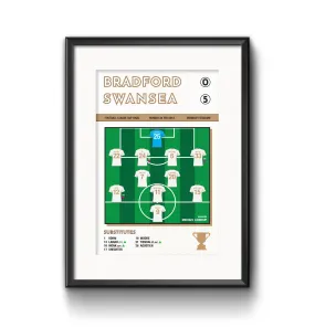 Bradford vs Swansea Print