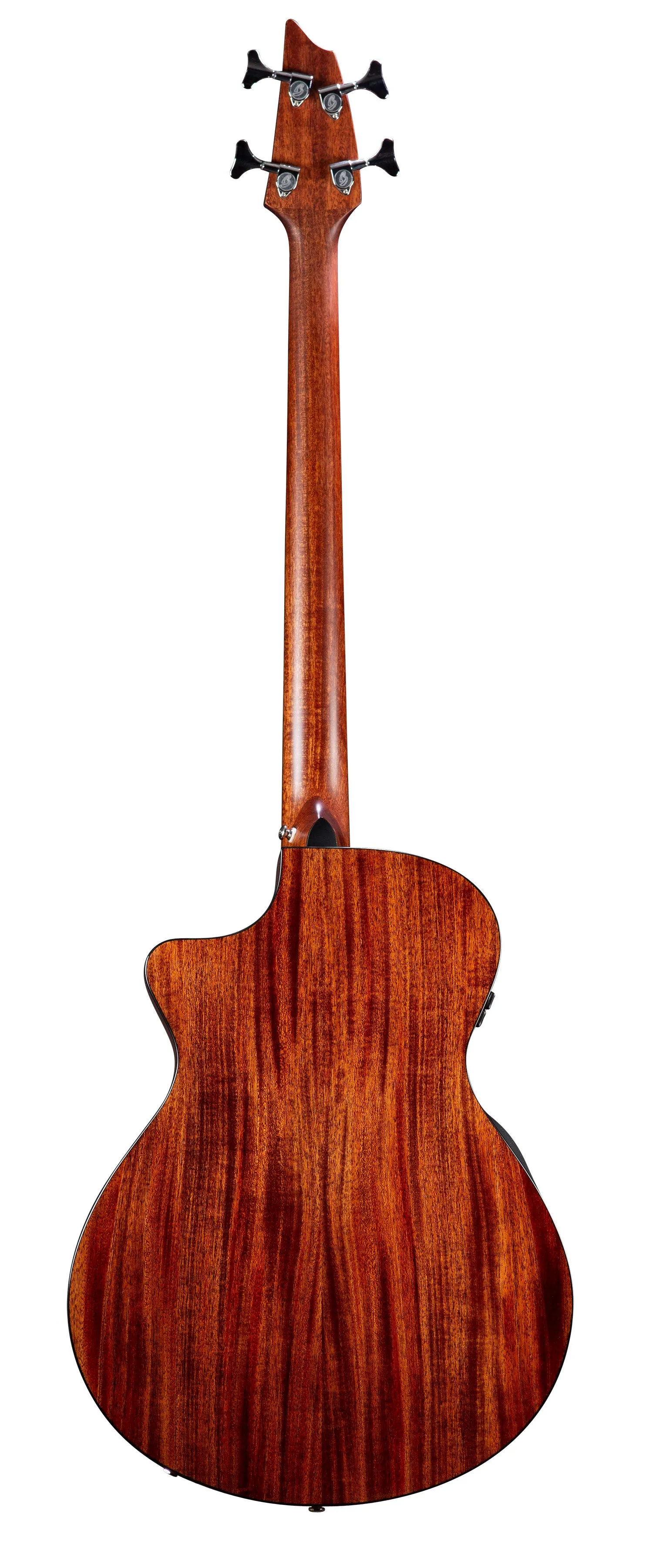 Breedlove Solo Pro Concerto Edgeburst CE Acoustic-Electric Bass Guitar With Hardshell Case