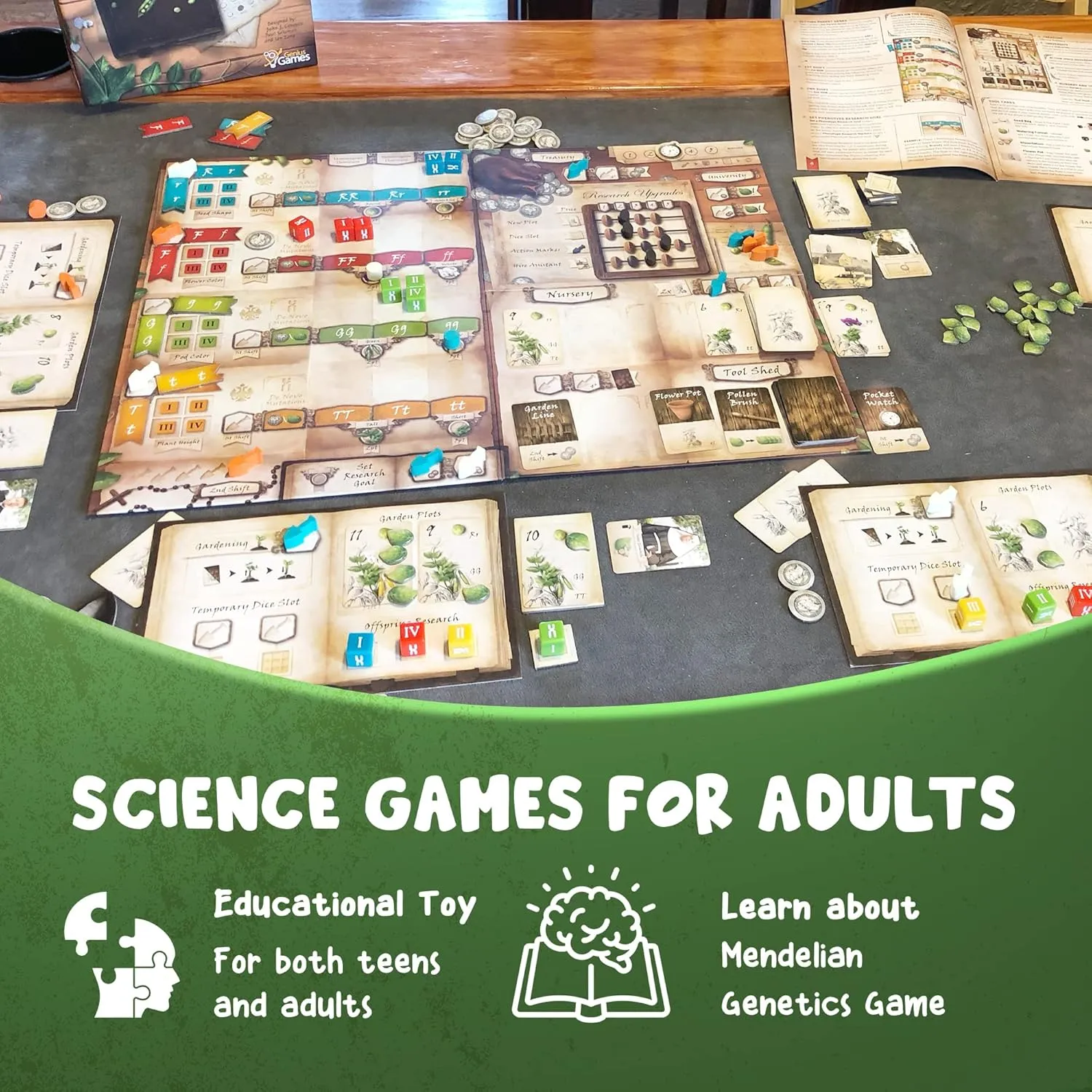 Bundle - Genotype: A Mendelian Genetics Game w/ Collector's Edition Components Pack