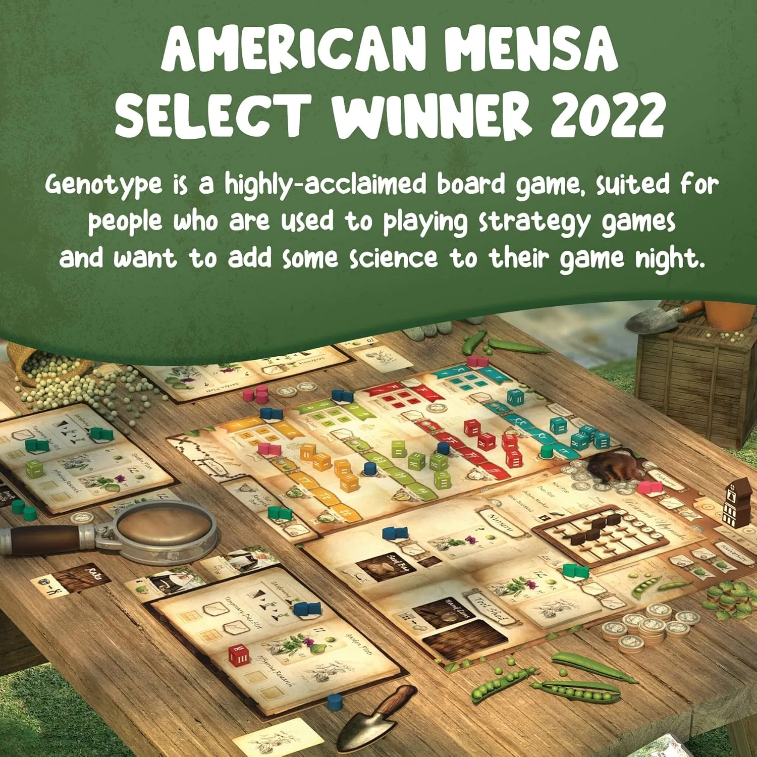 Bundle - Genotype: A Mendelian Genetics Game w/ Collector's Edition Components Pack