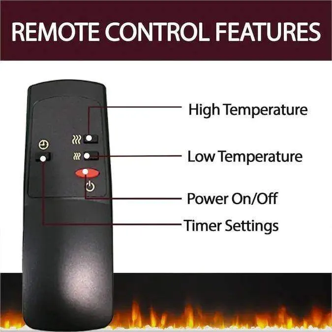 Cambridge 47 In. Electric Fireplace with Enhanced Log Insert