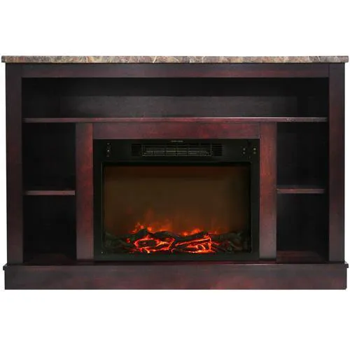 Cambridge 47 In. Electric Fireplace with Enhanced Log Insert