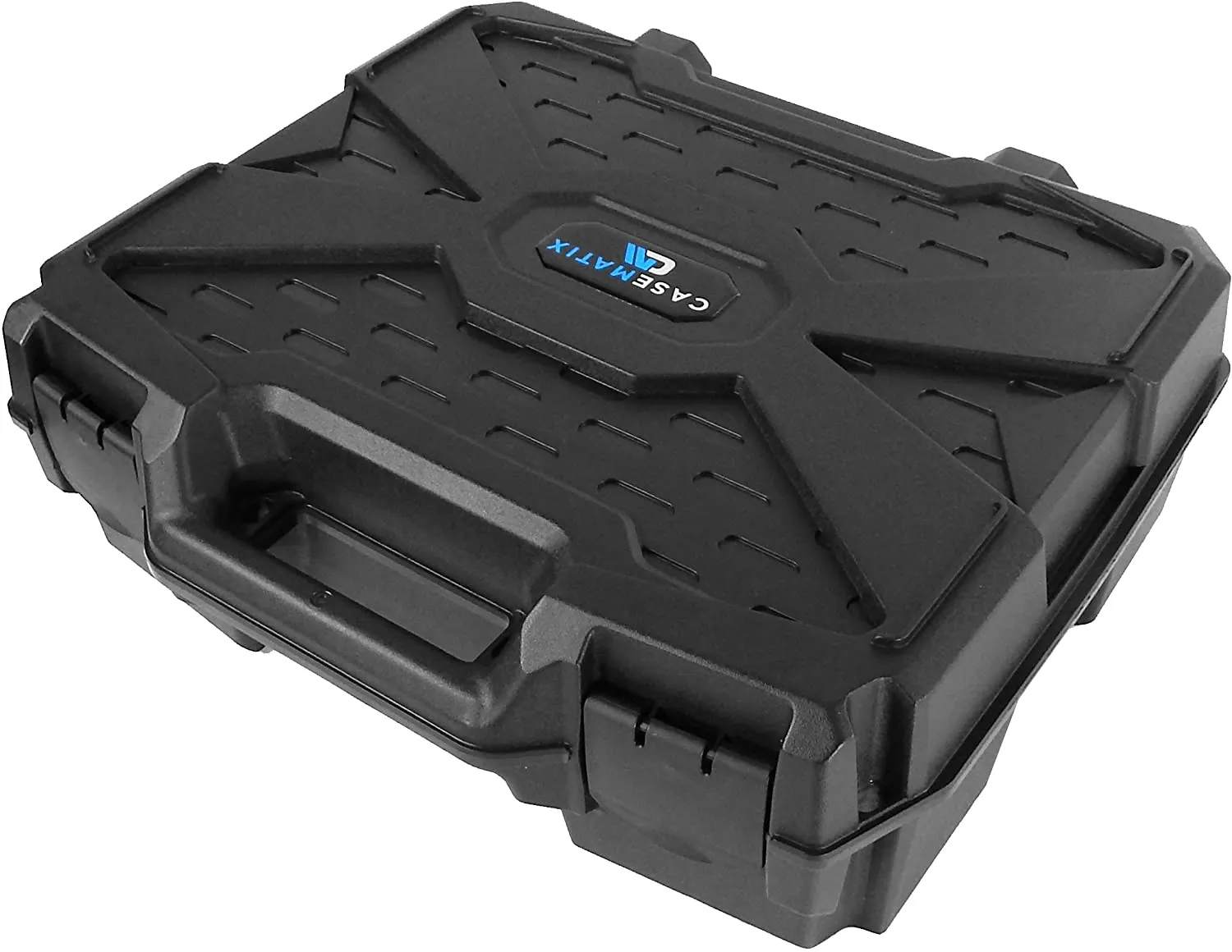 CASEMATIX Projector Travel Case Compatible with Epson VS250 SVGA, VS350 XGA, VS355 WXGA Projectors, HDMI Cable and Remote with Custom Foam