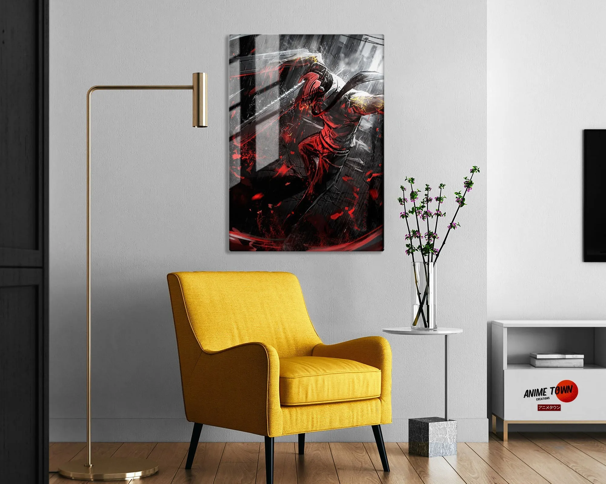 Chainsaw Man Denji Hybrid Metal Poster