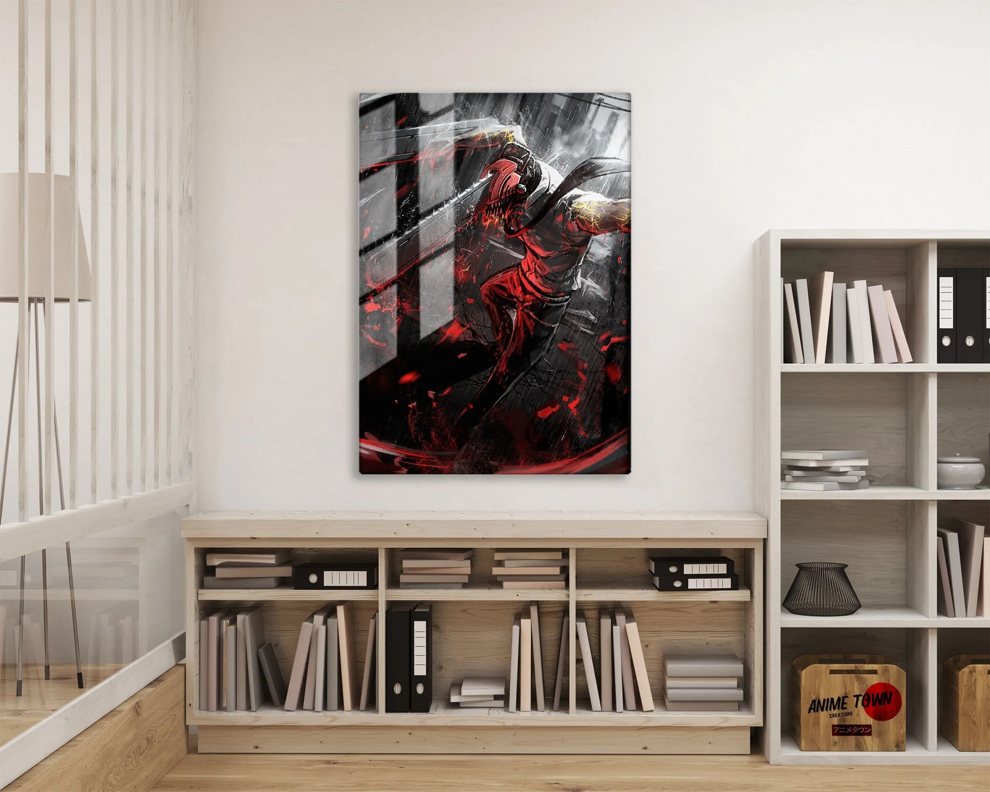 Chainsaw Man Denji Hybrid Metal Poster