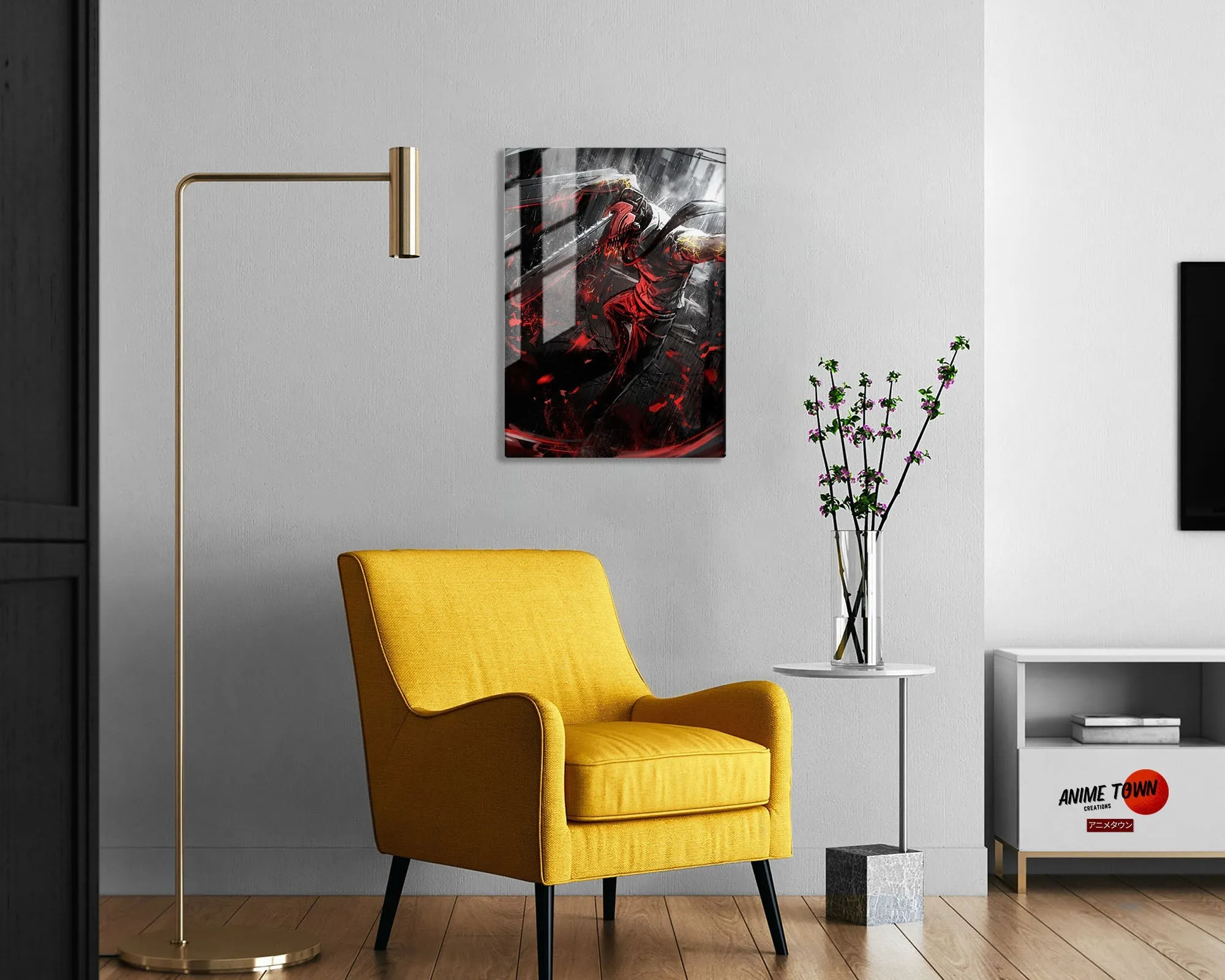 Chainsaw Man Denji Hybrid Metal Poster