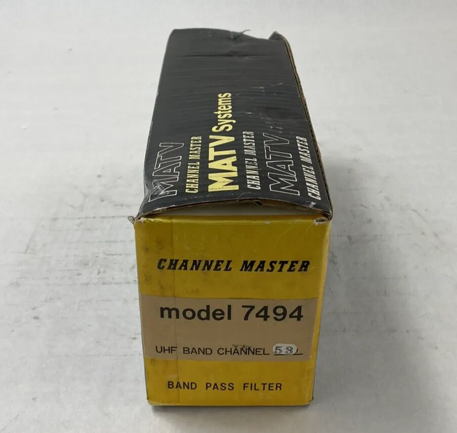 Channel Master MATV Systems Model 7494 Band Pass Filter UHF Band Channel 53