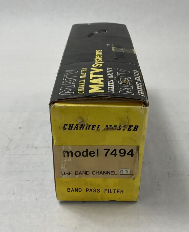 Channel Master MATV Systems Model 7494 Band Pass Filter UHF Band Channel 61