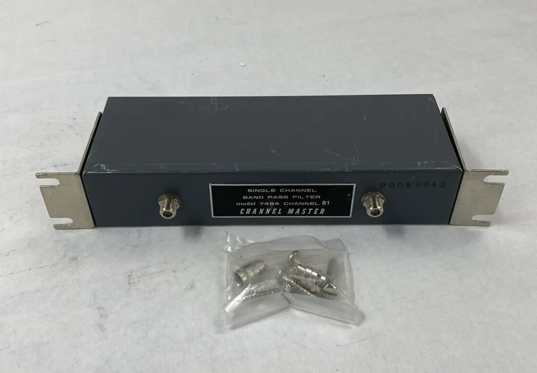 Channel Master MATV Systems Model 7494 Band Pass Filter UHF Band Channel 61