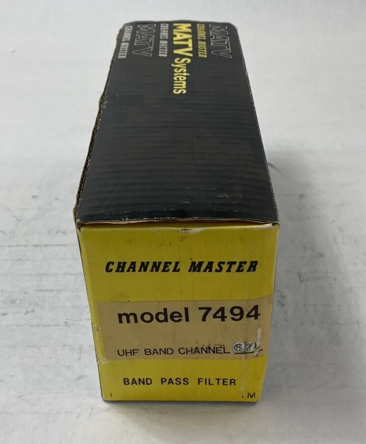 Channel Master MATV Systems Model 7494 Band Pass Filter UHF Band Channel 67