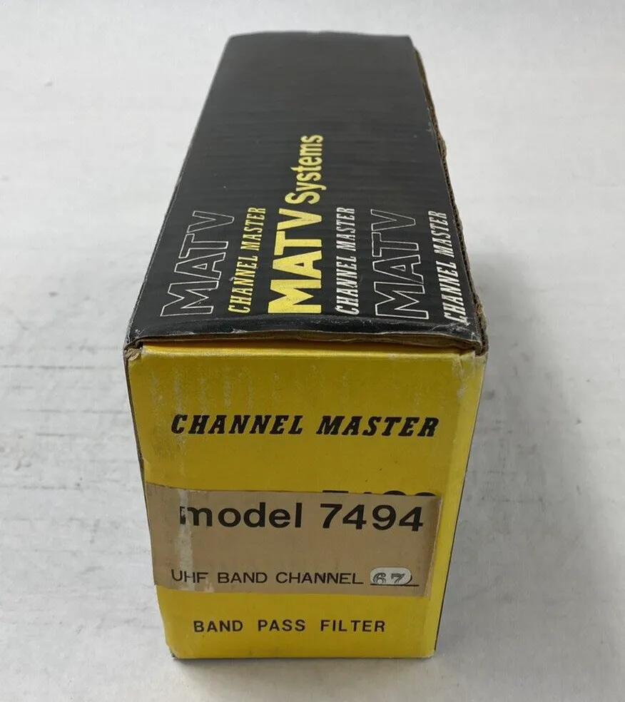 Channel Master MATV Systems Model 7494 Band Pass Filter UHF Band Channel 67