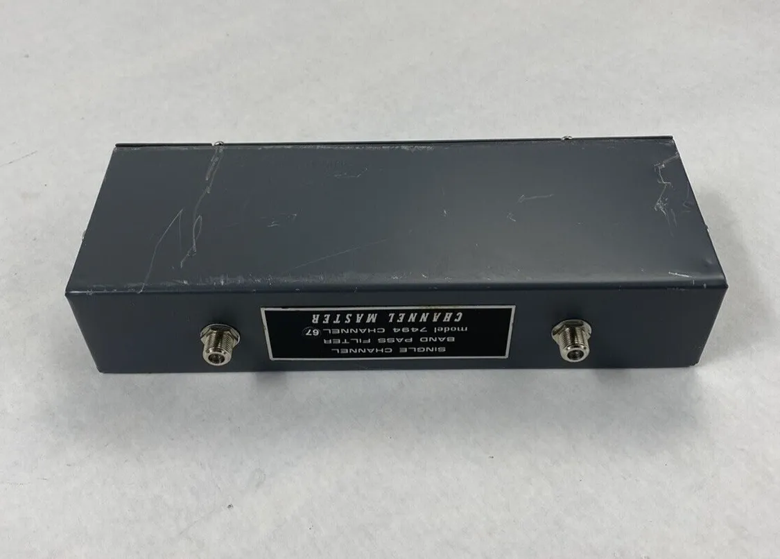 Channel Master MATV Systems Model 7494 Band Pass Filter UHF Band Channel 67