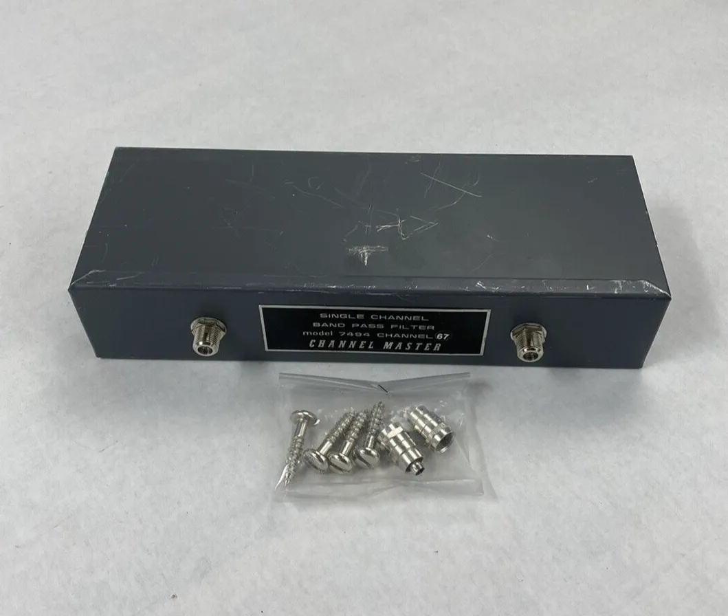 Channel Master MATV Systems Model 7494 Band Pass Filter UHF Band Channel 67