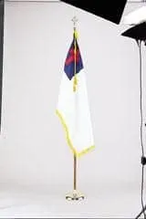 Christian Indoor Flagpole Set