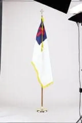 Christian Indoor Flagpole Set