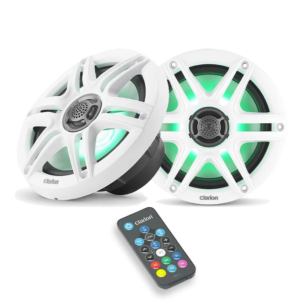 Clarion CMS-651RGB-SWB   CMR-L1 Marine Bundle