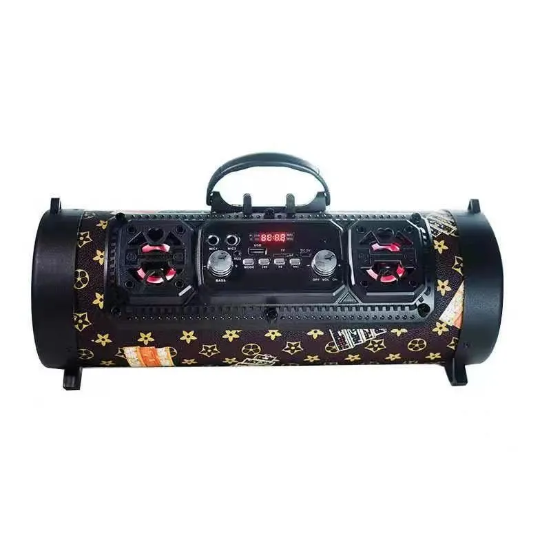 Creative Wireless Smart Bluetooth Speaker Square Dance Speaker Mobile Phone Karaoke Card Subwoofer